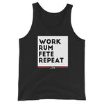 Work Rum Fete Repeat Tank Top
